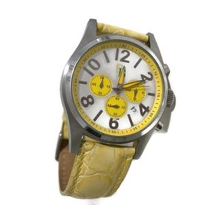 Vintage Rare Dooney & Bourke Genuine Leather and Stainless Steel Watch